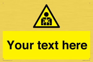 Custom Warning substance or mixture presenting a health hazard